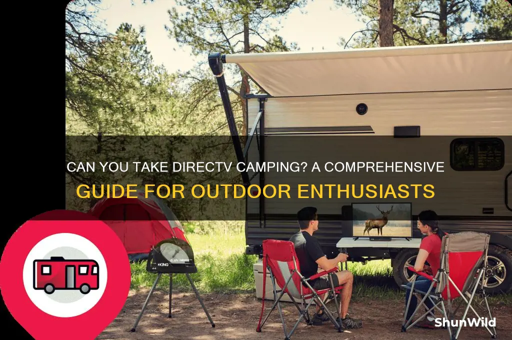 can i take directv camping