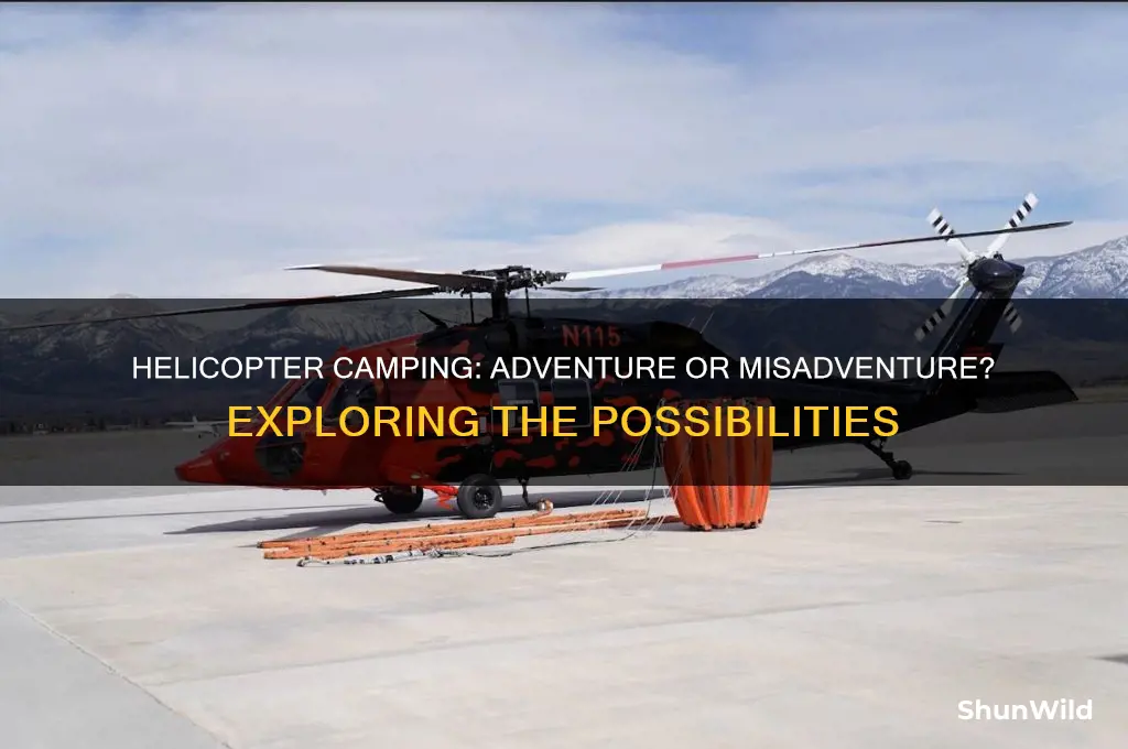 can i take my helicopter camping