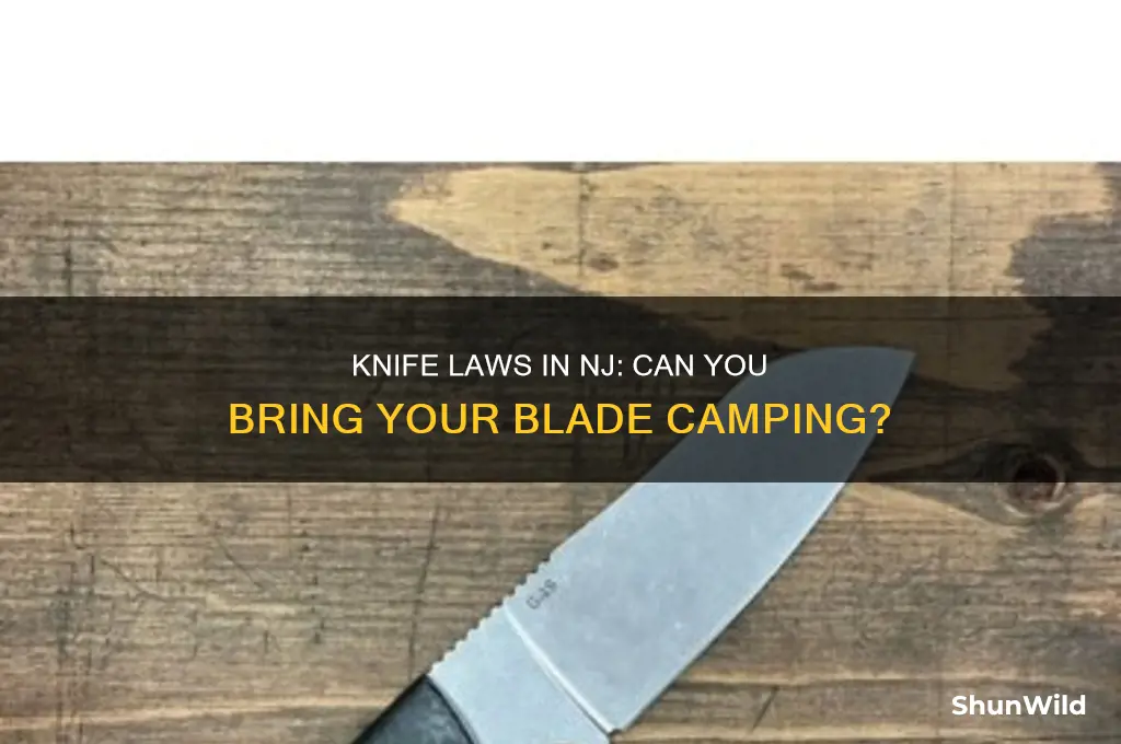can i take my knife camping in nj