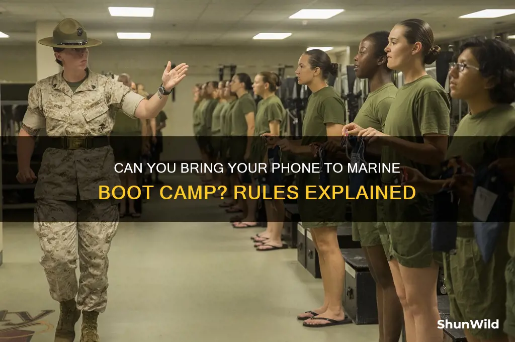 can i take my phone to marine boot camp