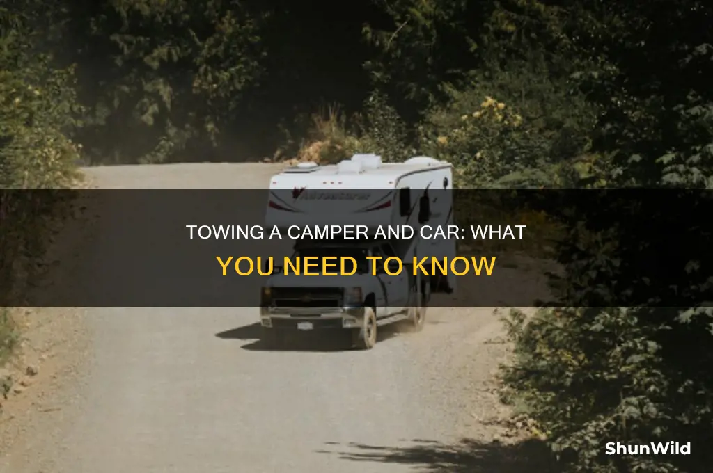 can i tow a camper and a car
