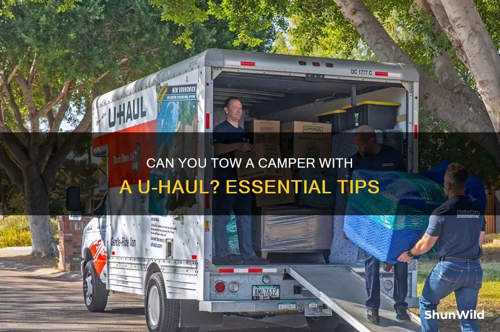 can i tow a camper with a uhaul
