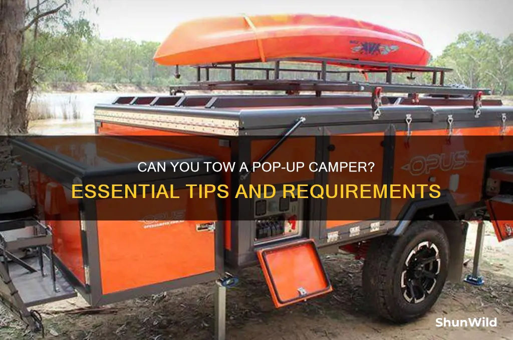 can i tow a pop up camper