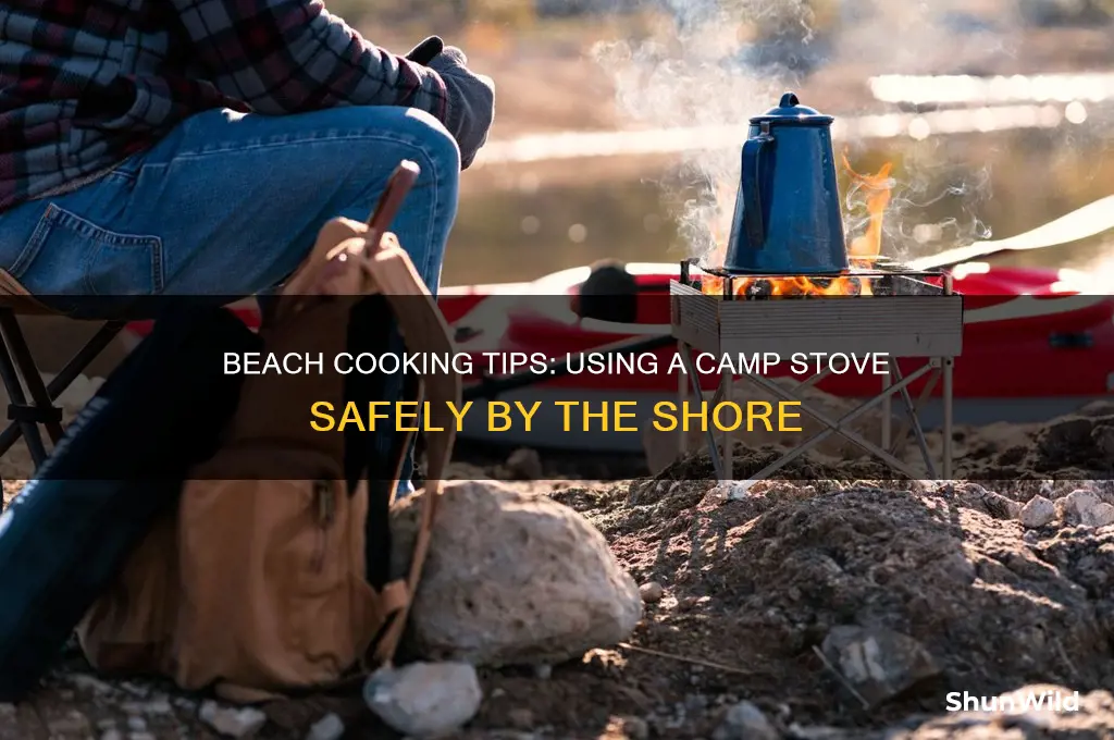 can i use a camp stove on the beach