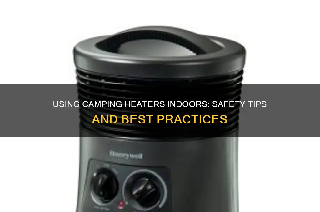 can i use a camping heater indoors