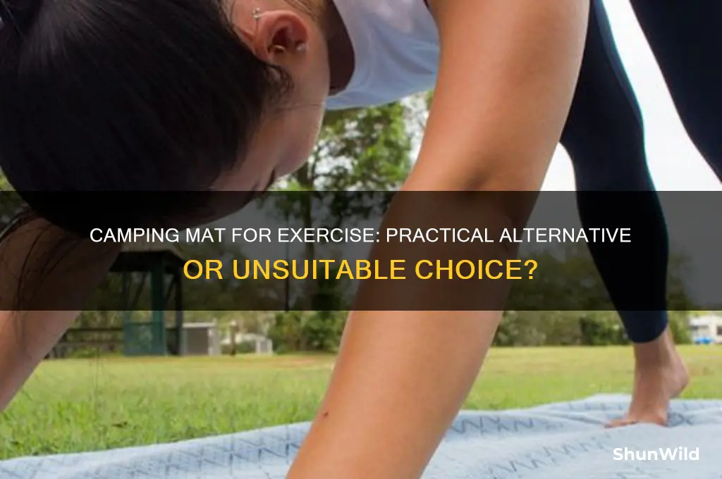 can i use a camping mat for exercise