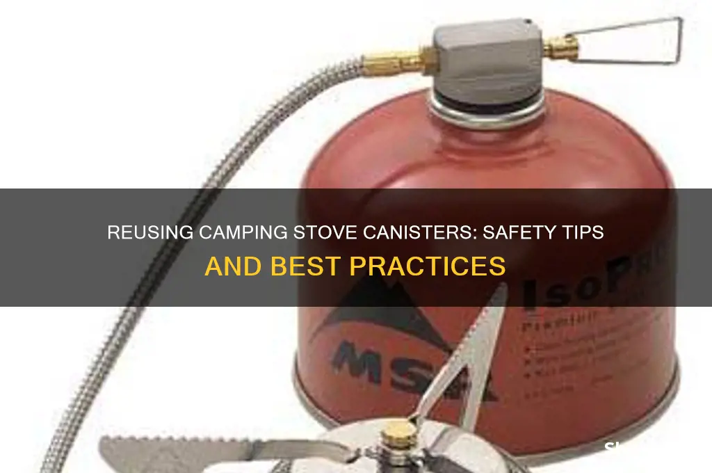 can i use a camping stove canister multiple tinwa