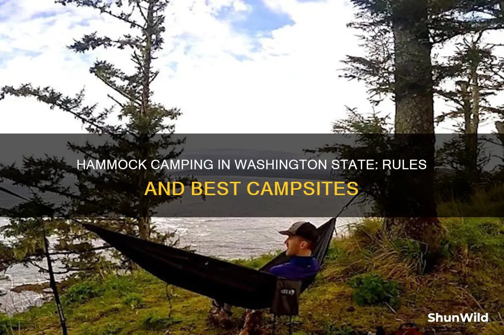can i use a hammock in wa state camp sites