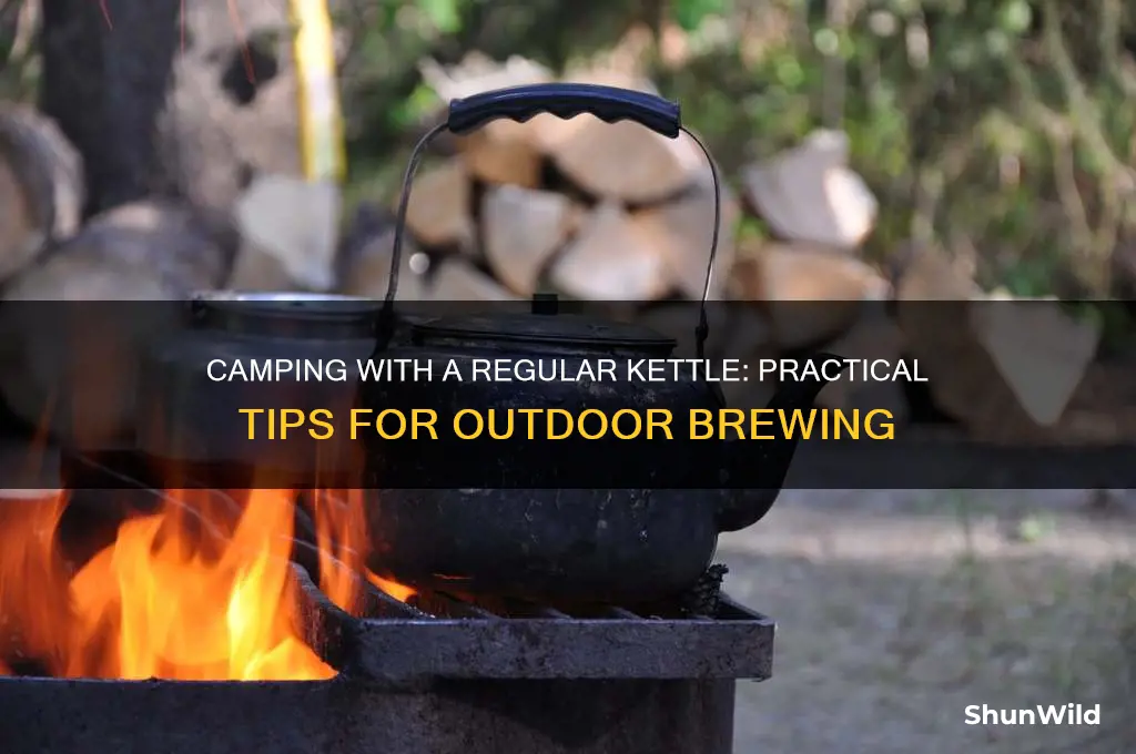can i use a normal kettle when camping