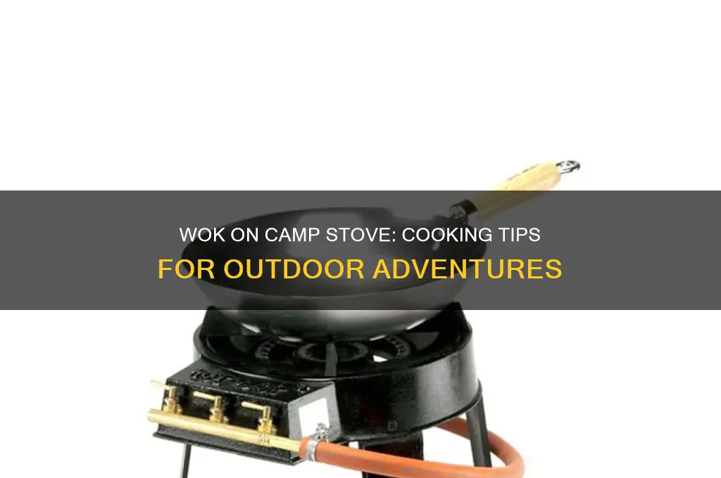 can i use a wok with a camp stove