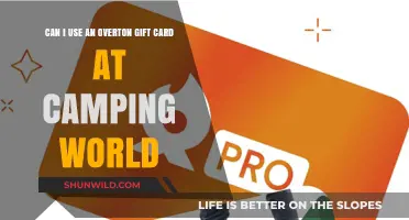Using Overton's Gift Cards at Camping World: What You Need to Know