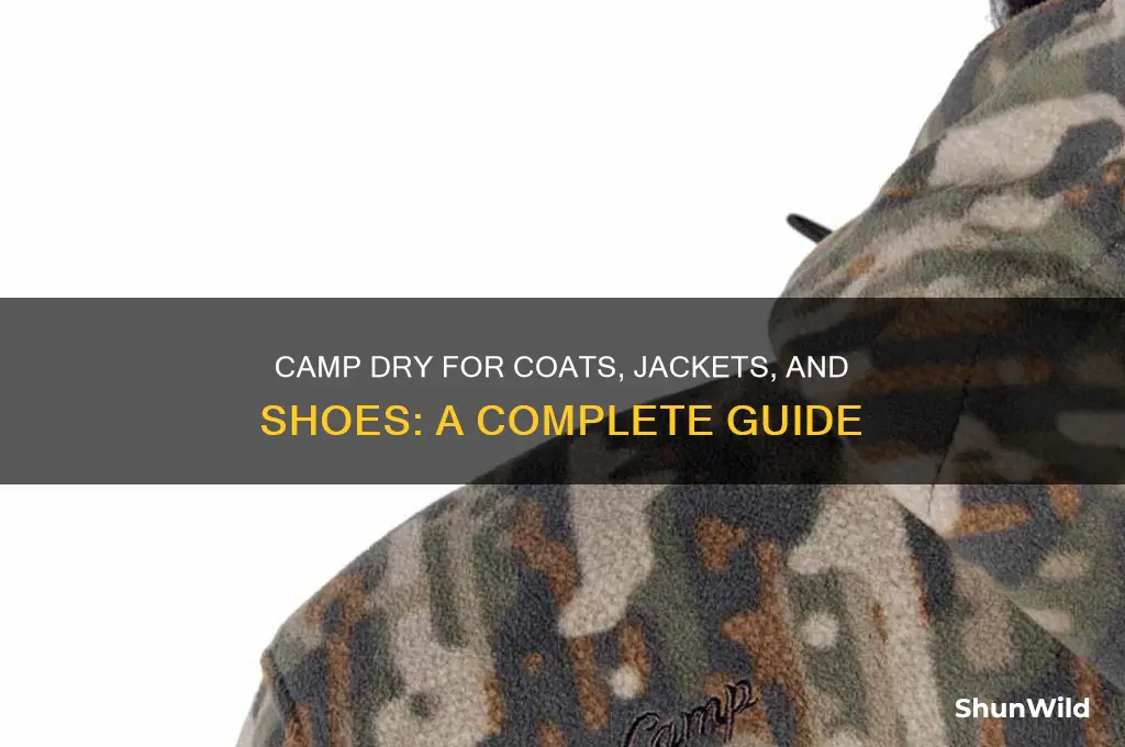 can i use camp dry on coats jackets and shoes