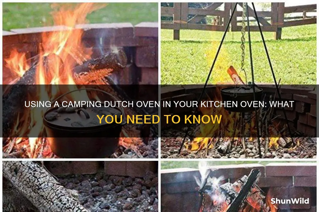 can i use camping dutch oven in oven