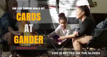 Using Camping World Gift Cards at Gander: What You Need to Know