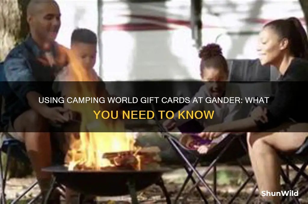 can i use camping world gift cards at gander