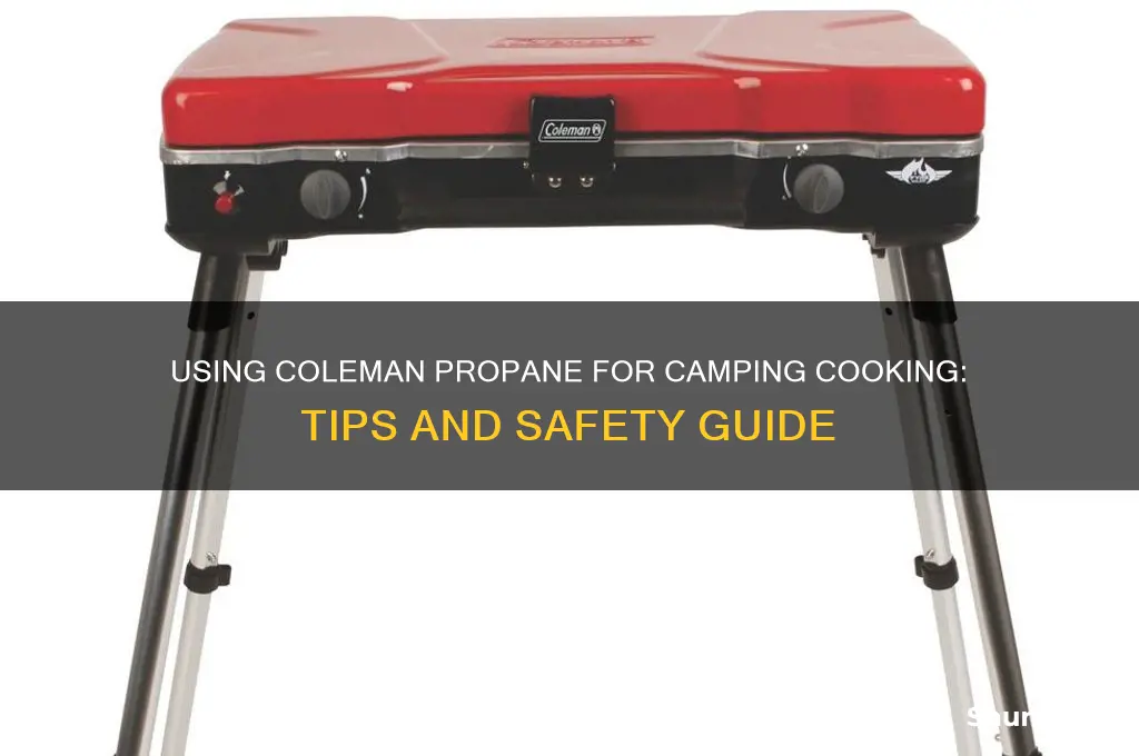 can i use coleman propane with a camping cooking
