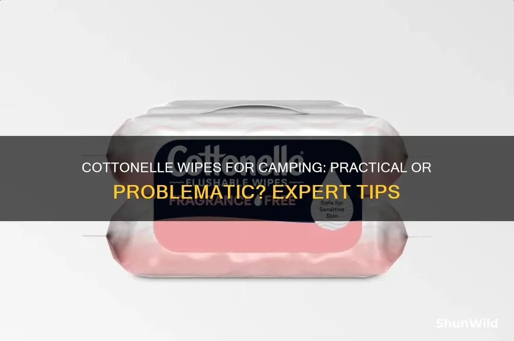 can i use cottonelle wipes for camping