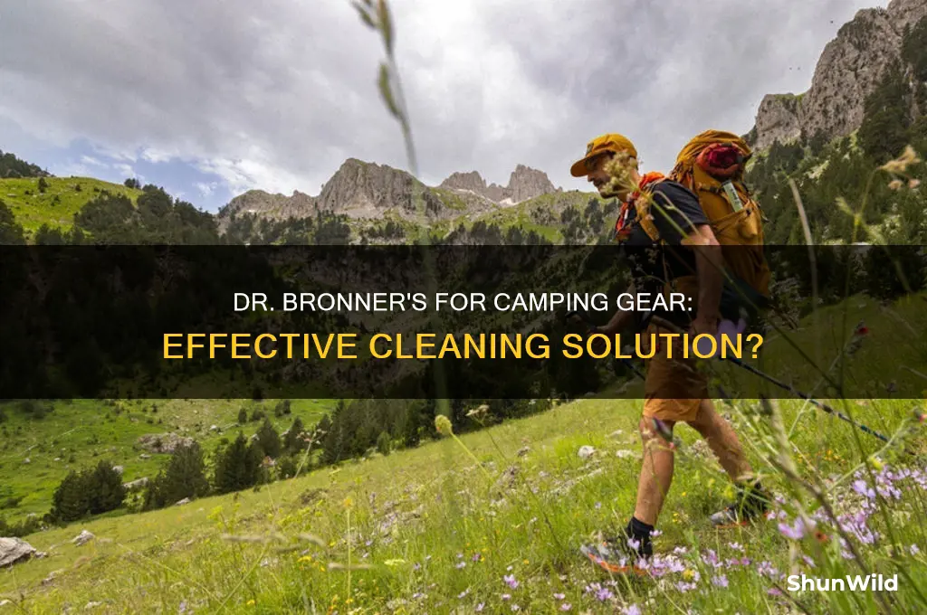 can i use dr bronners to wash my camping gear