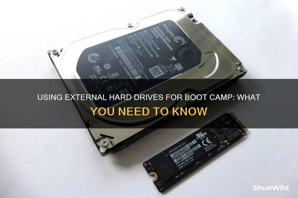 can i use external hard drive for boot camp