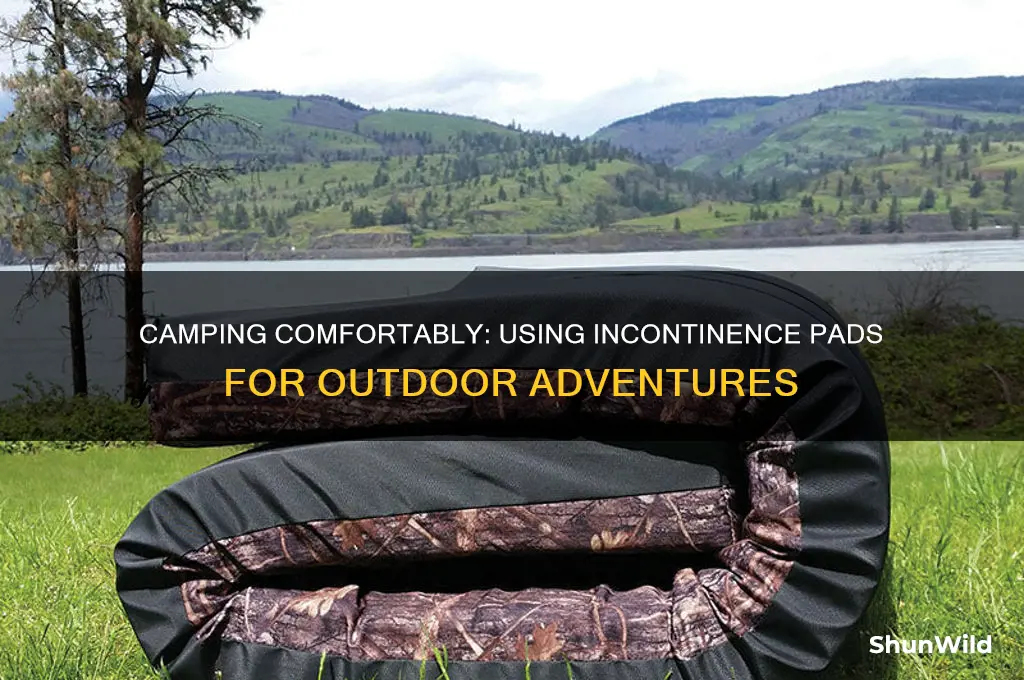 can i use incontinence pads while camping