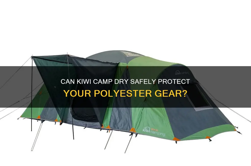 can i use kiwi camp dry on polyester