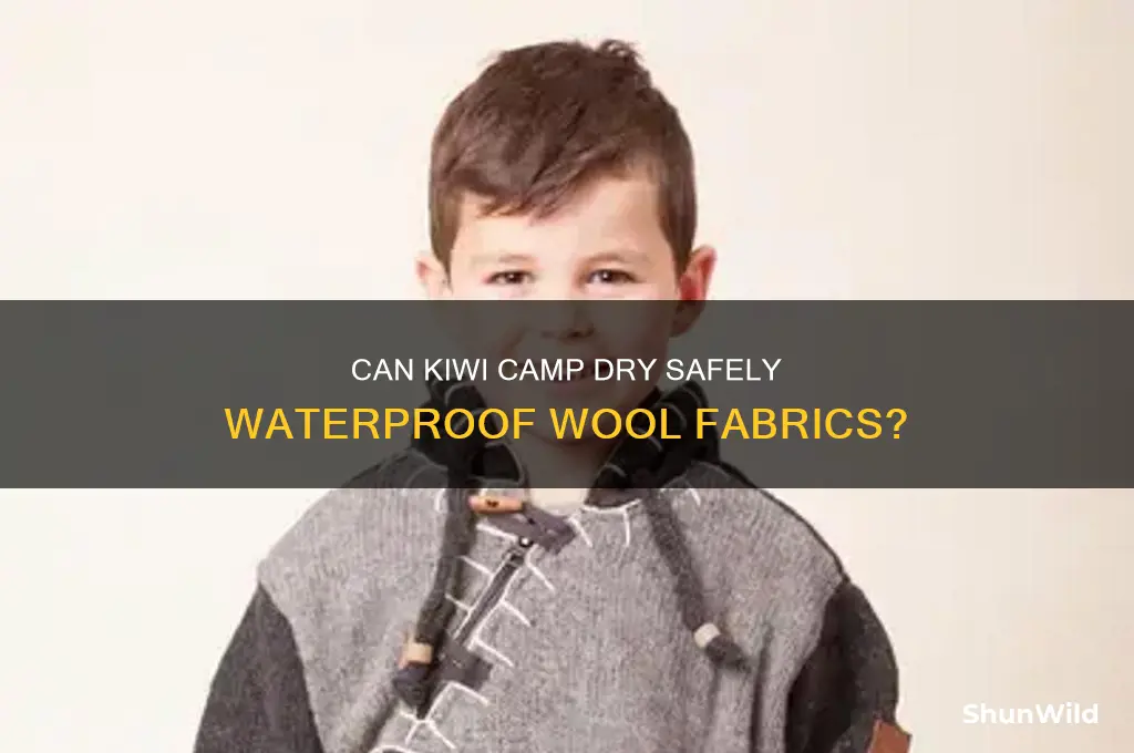 can i use kiwi camp dry on wool