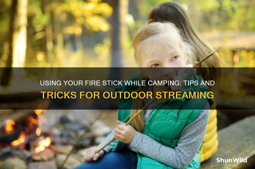 can i use my fire stick camping