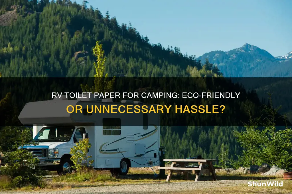 can i use rv toilet paper for camping