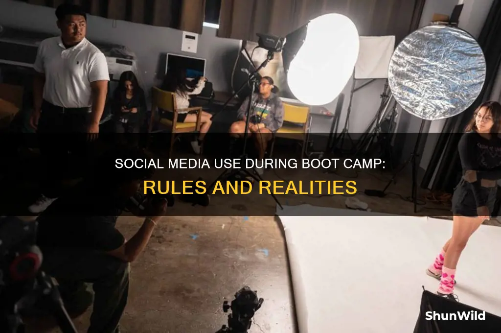 can i use social media during boot camp