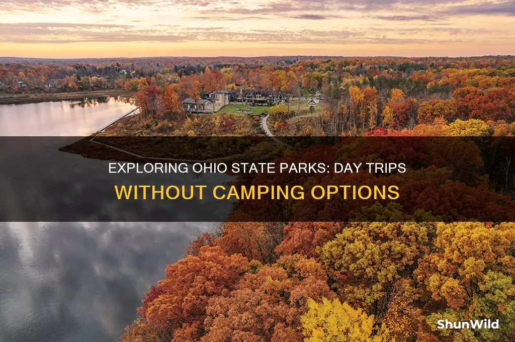 can i visit ohio state park without camping