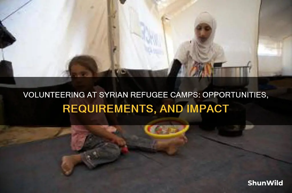 can i volunteer at a syrian refugee camp