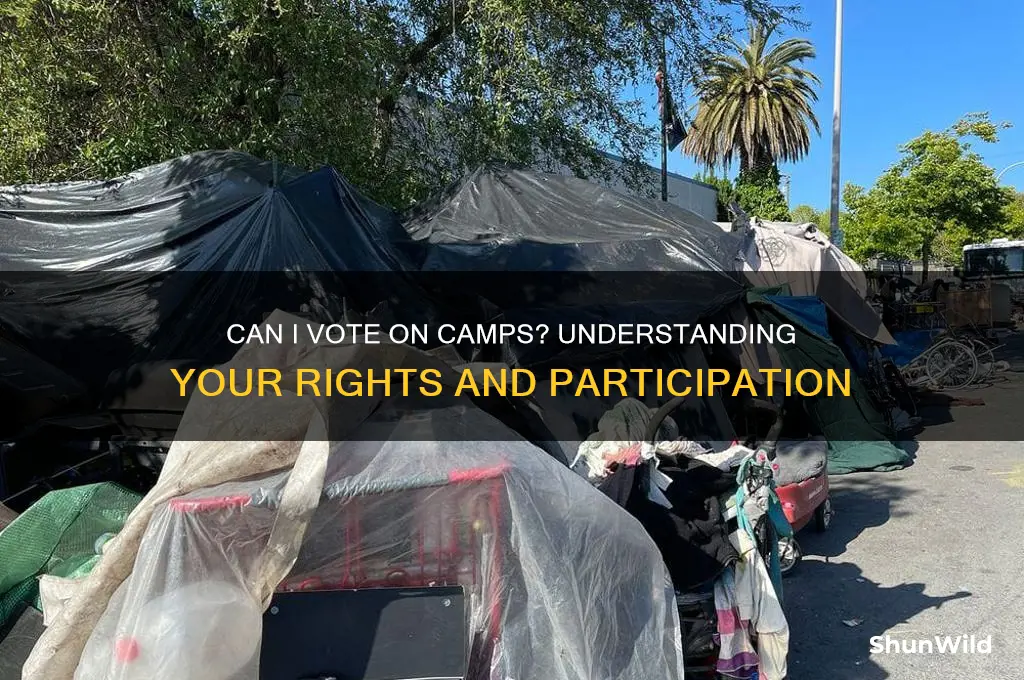 can i vote on camps