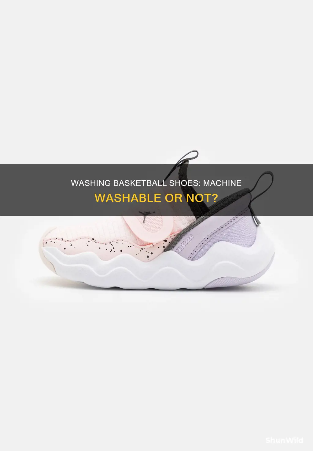 can i wash basketball shoes in washing machine