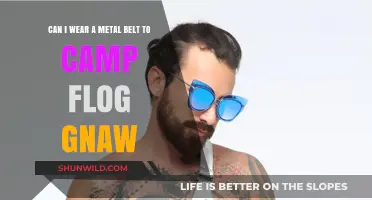 Metal Belt at Camp Flog Gnaw: Festival Fashion Do's and Don'ts