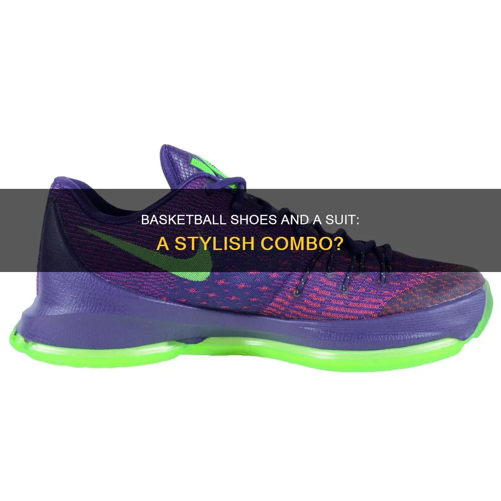 can i wear basketball shoes with a suit