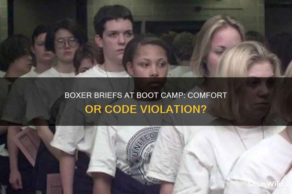 can i wear boxer briefs to boot camp