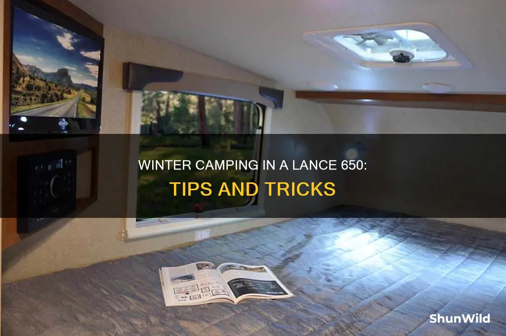 can i winter camp in lance 650