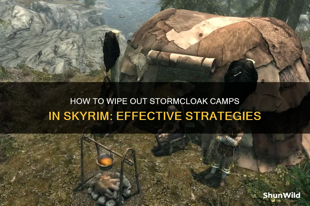 can i wiping out stormcloak camps