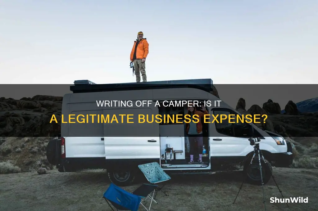 can i write off a camper as a business expense