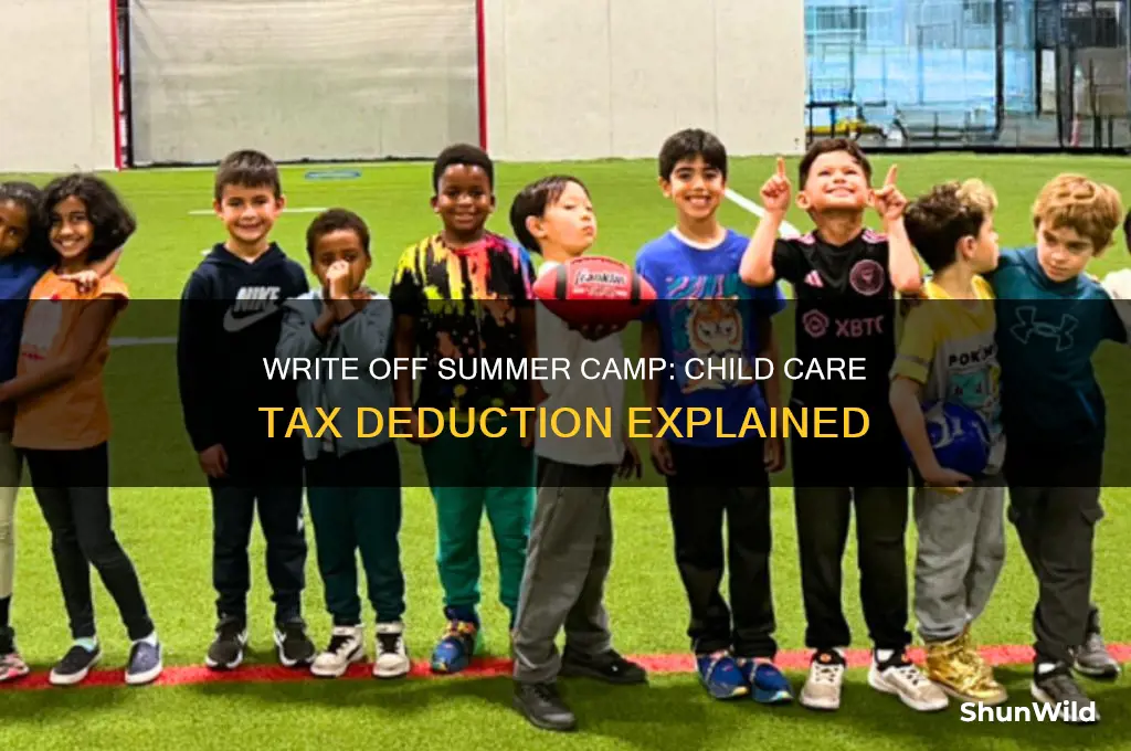 can i write off summer camp as child care