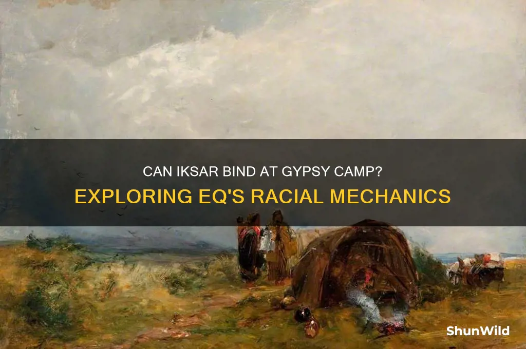 can iksar bind at gypsy camp