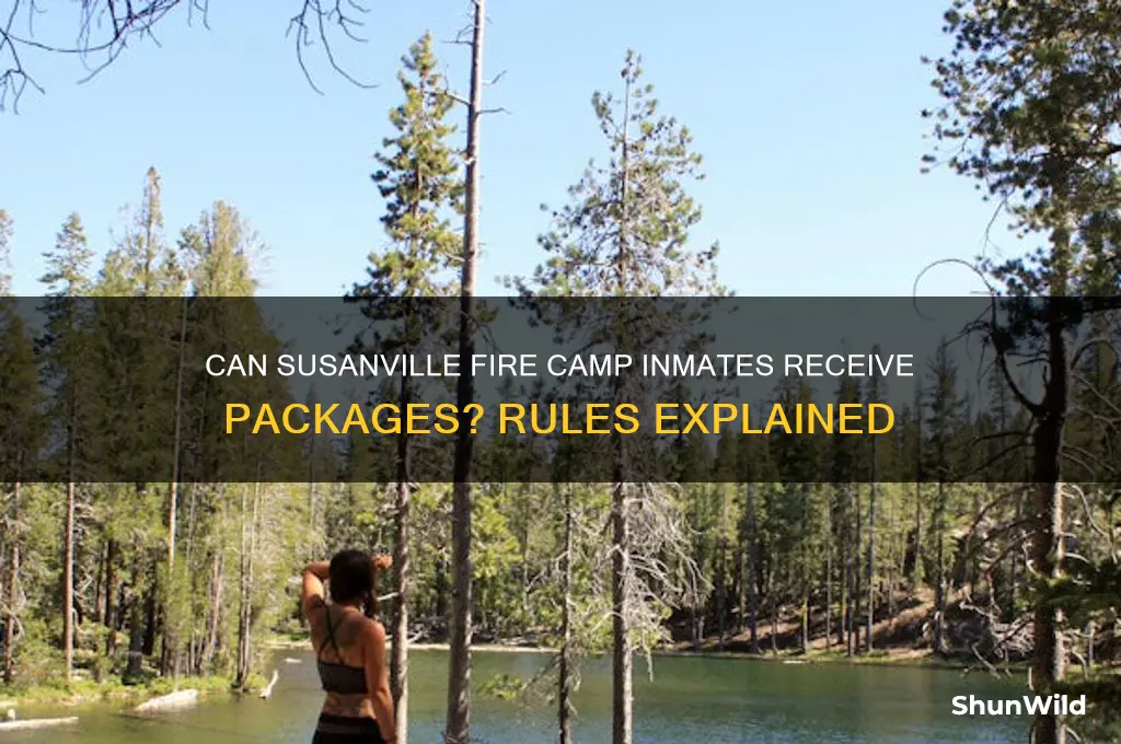 can inmates at susanville fire camp training recieve packages