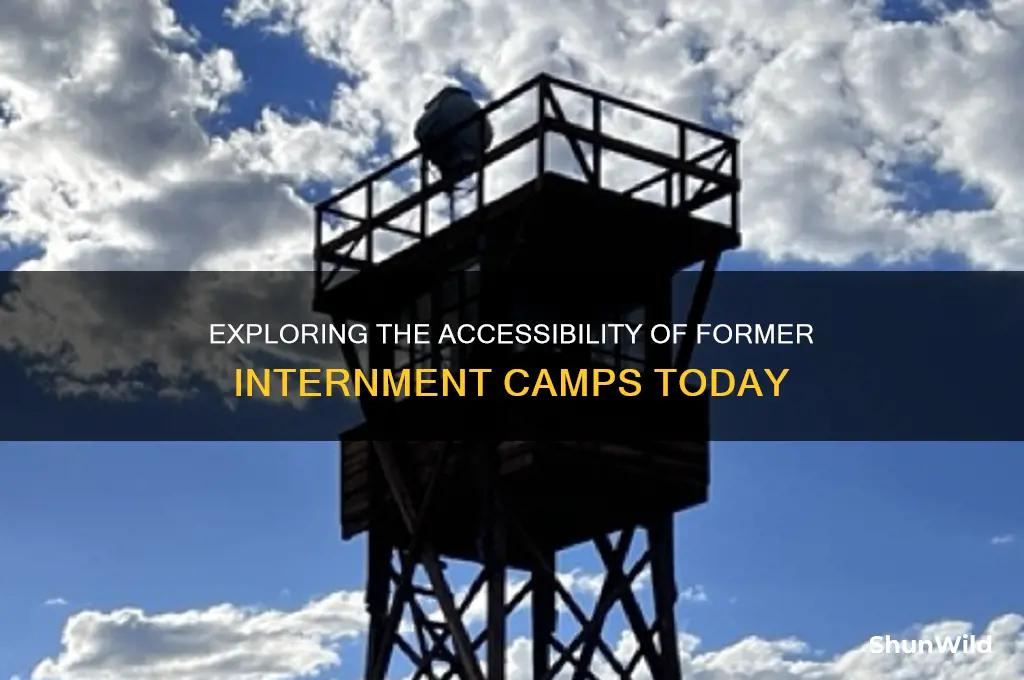 can internment camps be visited