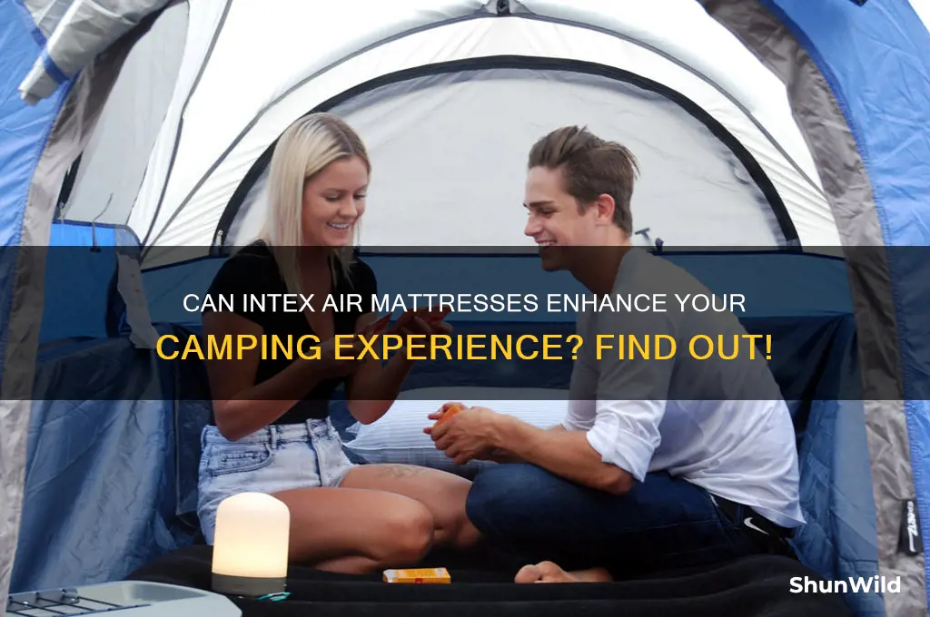 can intex air mattresses be used to camp