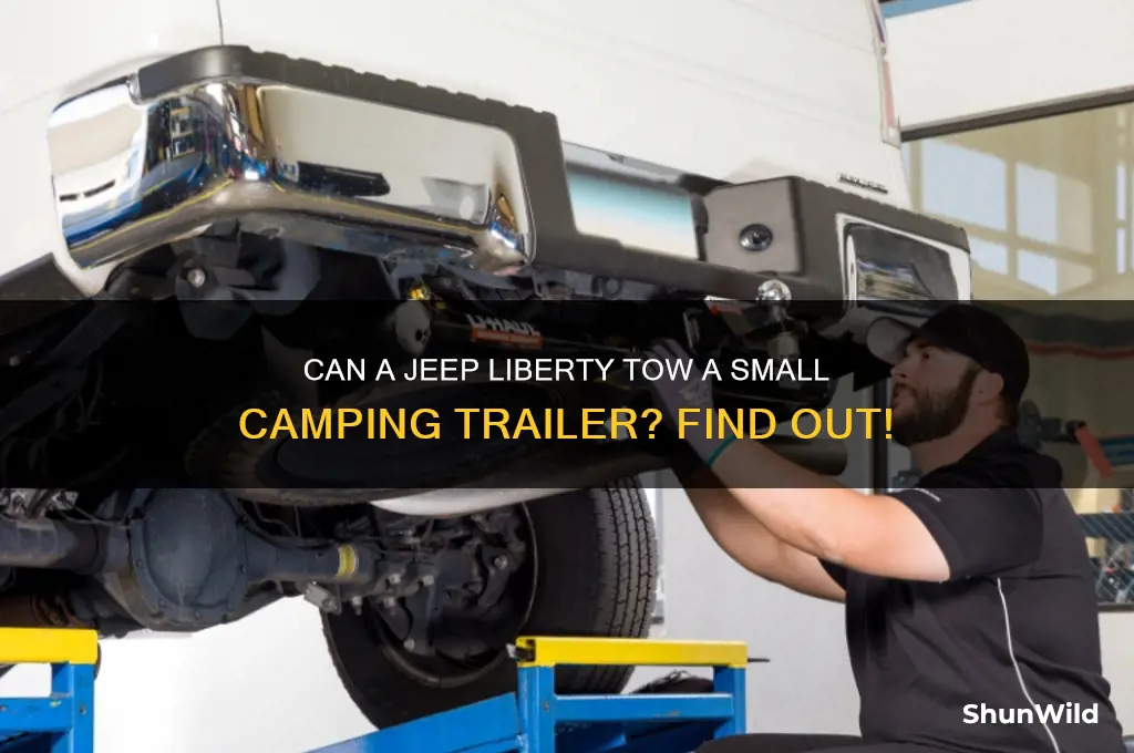 can jeep liberty pull small camping yrailer