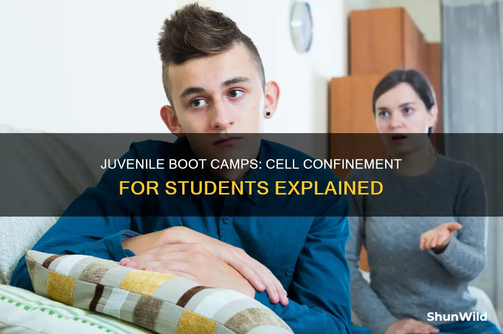 can juvenile boot camp put students in cells
