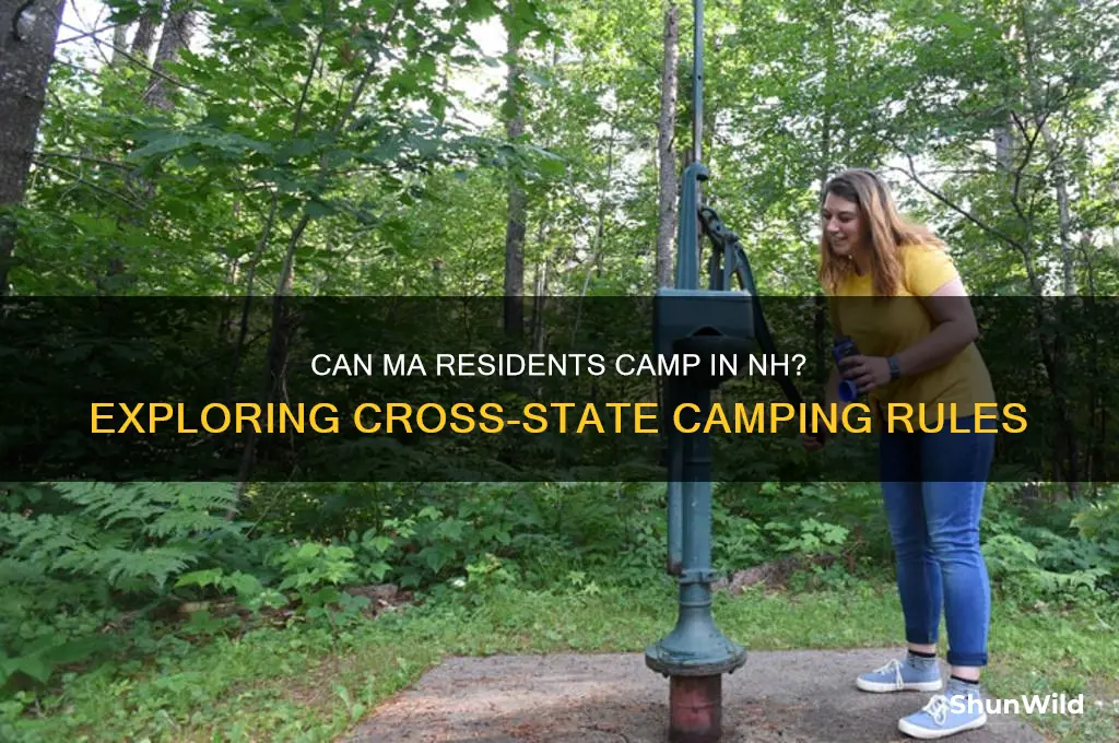 can ma residents camp in nh