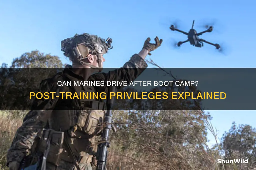 can marines drive after boot camp