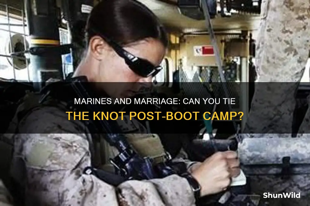 can marines get married after boot camp