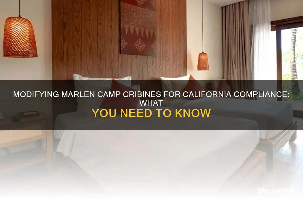 can marlen camp cribines be modified to have in ca